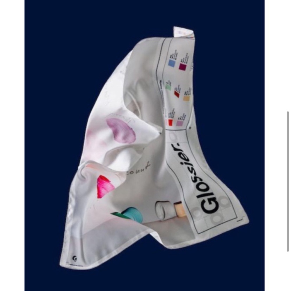 Limited Edition GLOSSIER The Balm Dotcom Scarf